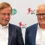 Fritz Keller (rechts) mit seinem "Vize" Rainer Koch