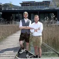 Beachclub statt Hüttengaudi: David und Martin Unterkofler eröffnen das „mint“, eine Kombination aus Beachclub und Restaurant