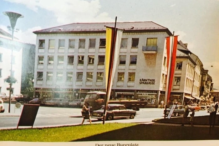 So schaute das Bankgebäude in den 1950er Jahren aus.