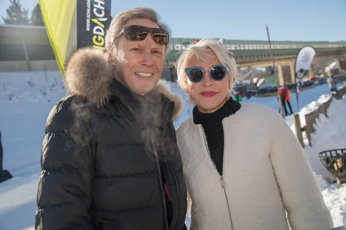 Peter Kraus und Heather Mills