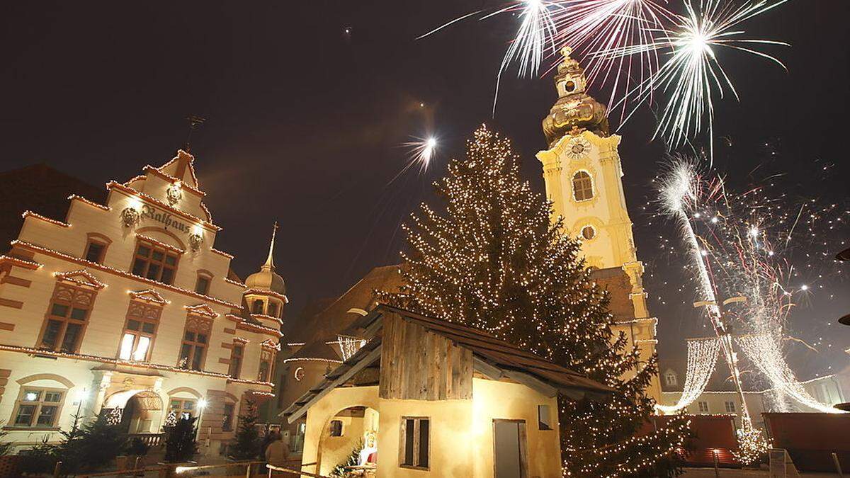 Hartberg startet mit einem Feuerwerk ins neue Jahr