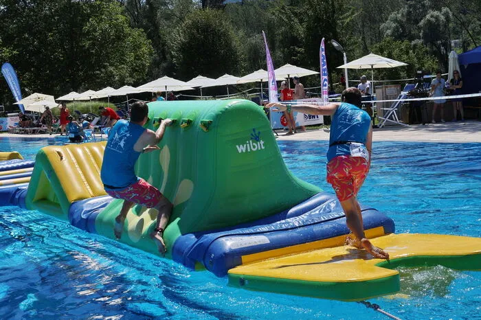 Beim Water-Boldern hieß es Ballance halten.