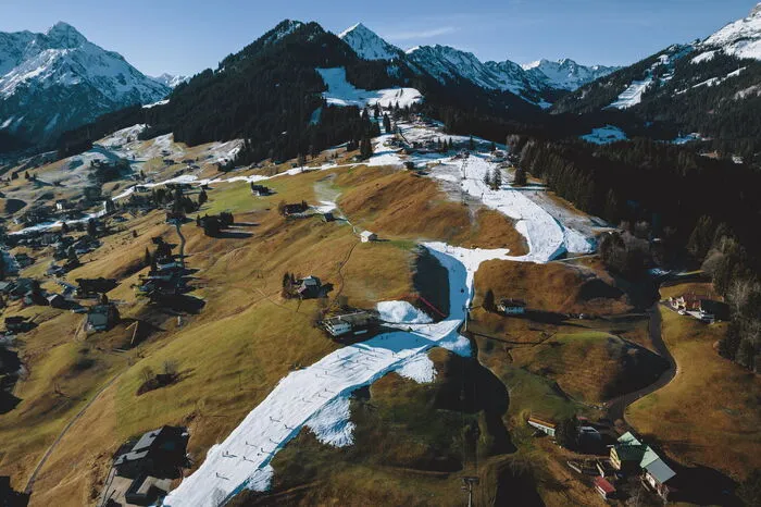 Dieses Bild wurde am 30. Dezember in Riezlern aufgenommen.