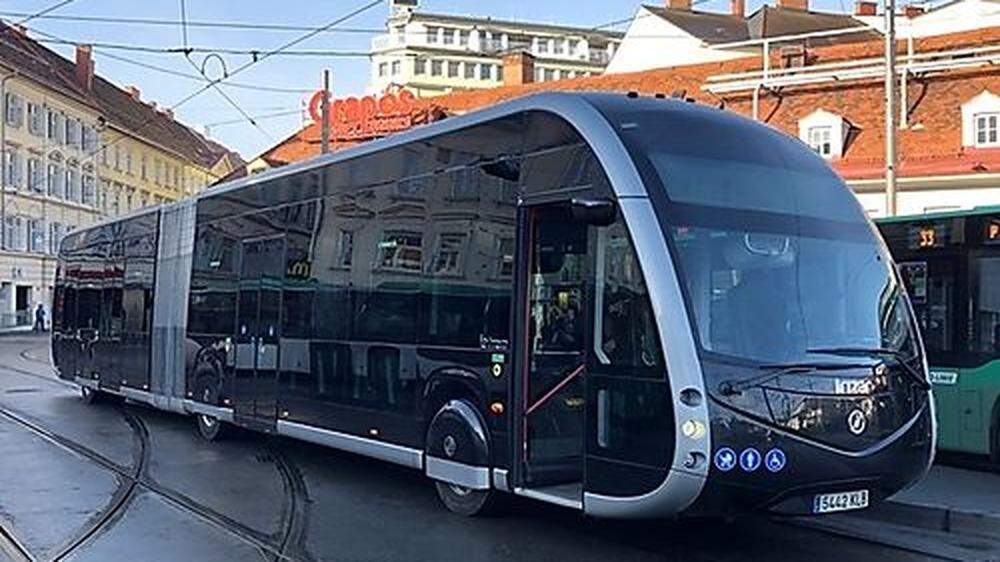 Der E-Gelenkbus von Irizar: 115 Personen haben Platz