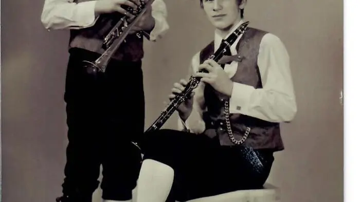 Franz Griesbacher und Erwin Pfundner bei der Bandgründung 1968