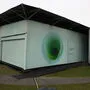 Der mobile Pavillon der Steiermark Schau steht bis 4. Juni im Hartberger Schlosspark