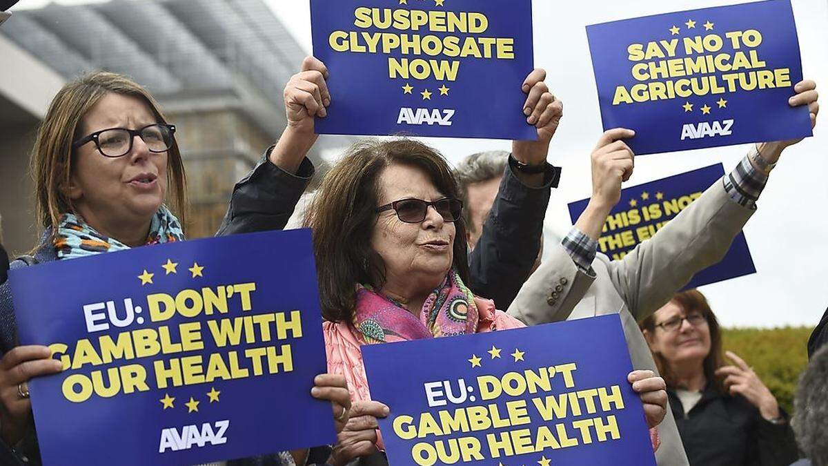 Die Proteste gegen Glyphosat nahmen zuletzt zu