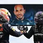 Shake-hands zwischen Verstappen und Hamilton