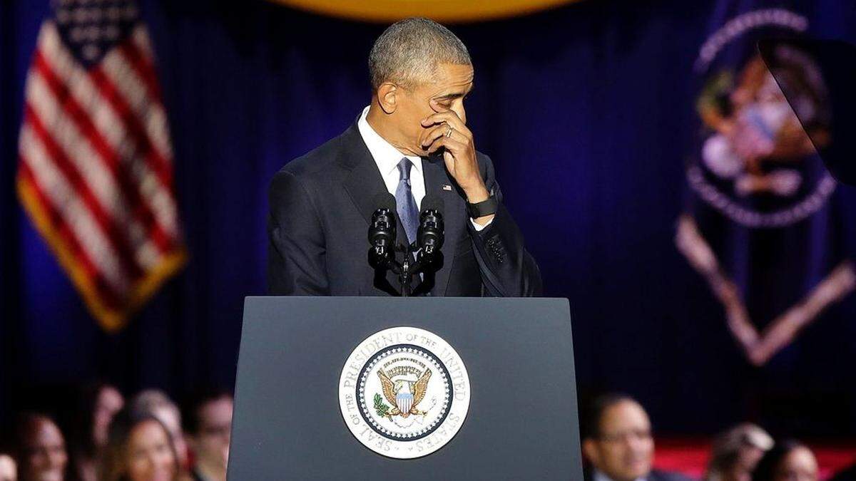 Berührender Abschied von Obama
