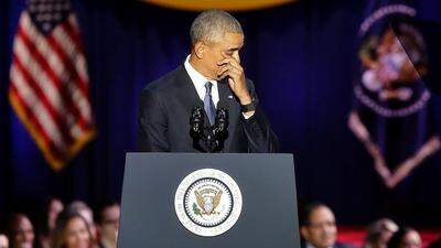 Berührender Abschied von Obama