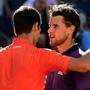 Novak Djokovic und Dominic Thiem