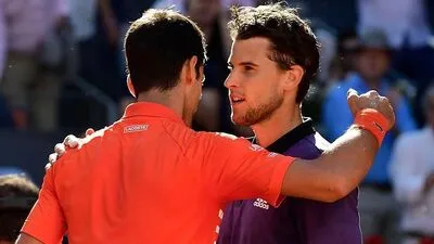 Novak Djokovic und Dominic Thiem