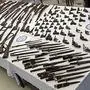 Die sichergestellten Schusswaffen des Pensionisten