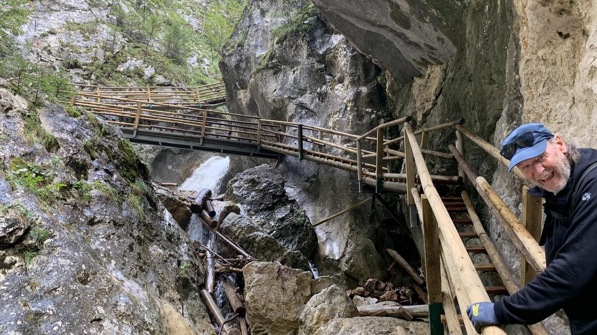 Siegmund „Sigi“ Wentner in der Bärenschützklamm