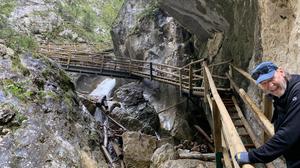 Siegmund „Sigi“ Wentner in der Bärenschützklamm