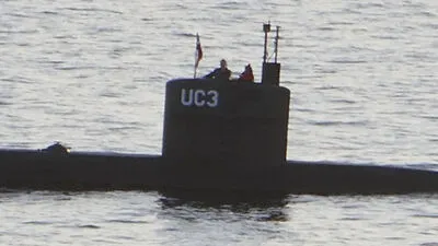 Das gesunkene U-Boot "UC3 Nautilus"