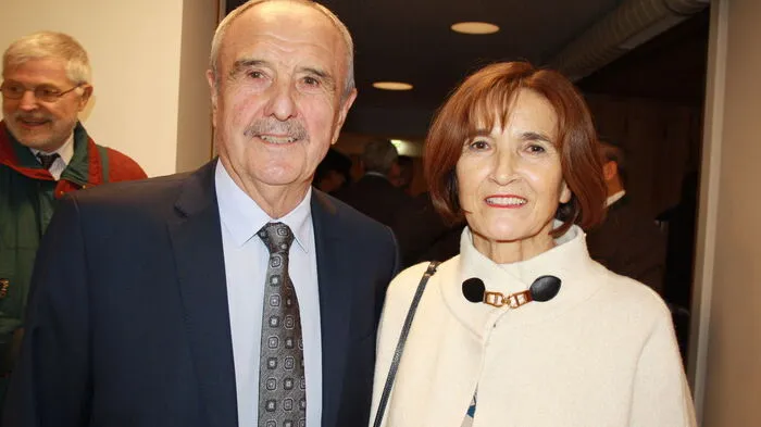 Valentin Blaschitz mit seiner Frau Anni, der er an diesem Abend besonders dankte