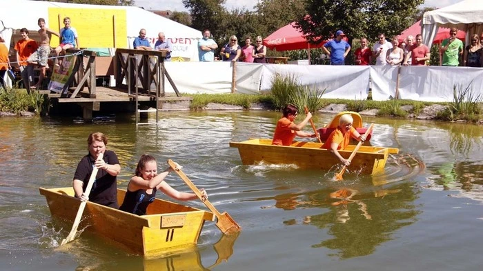 Bei hochsommerlichen Temperaturen lud der Freizeitclub Loimeth zum 7. nass-sportlichen Großevent.