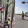 Die Bergrettung übt auch immer wieder mit anderen Einsatzorganisationen