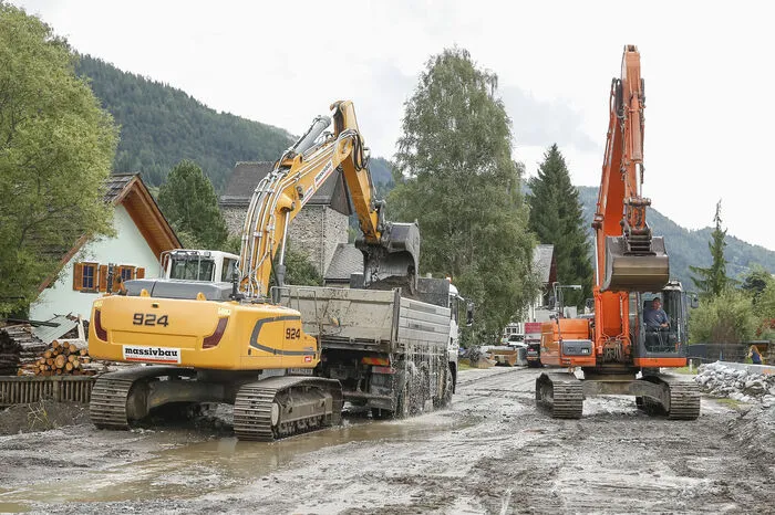 Weitere Bilder der Aufräumarbeiten!
