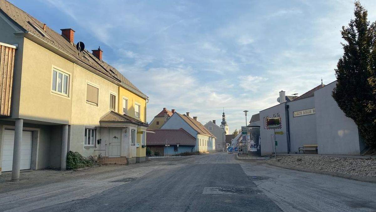 Ein Foto der Baustelle, aufgenommen Mitte Oktober