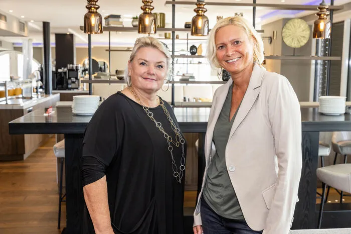 Karin Koncsik (Kleine Zeitung) und Susanne Prentner-vitek (Diakonie de La Tour)