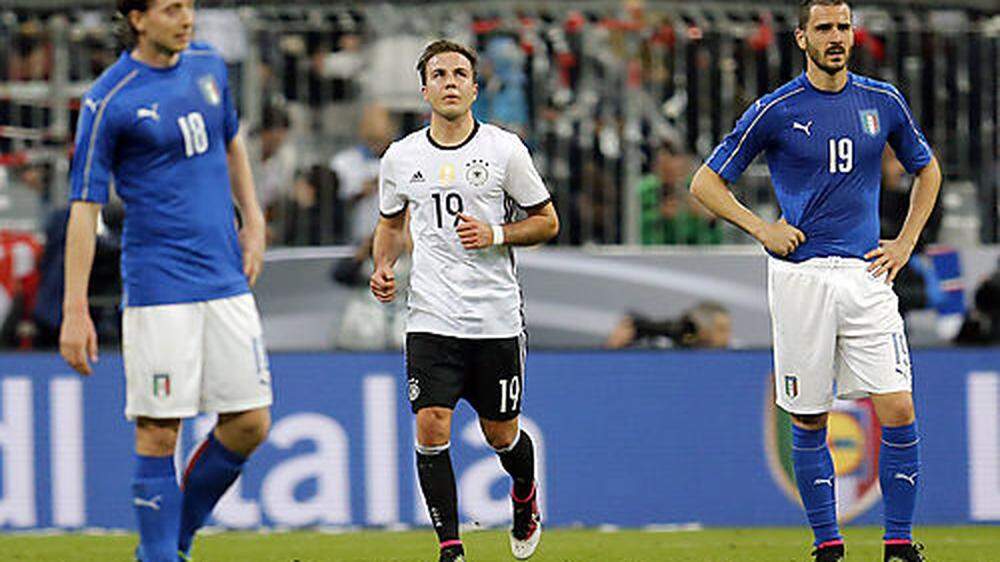 Deutschland fertigte Italien mit 4:1 ab