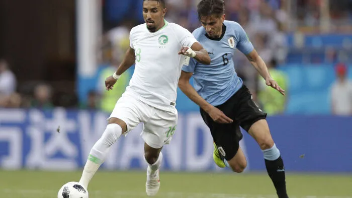 Die Saudis konnten die Partie gegen Favorit Uruguay über weite Strecken offenhalten