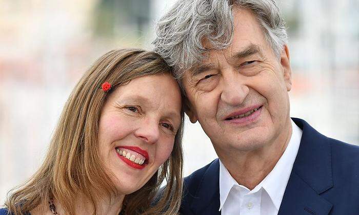 Donata Wenders, hier mit ihrem Mann, dem Regisseur  Wim Wenders