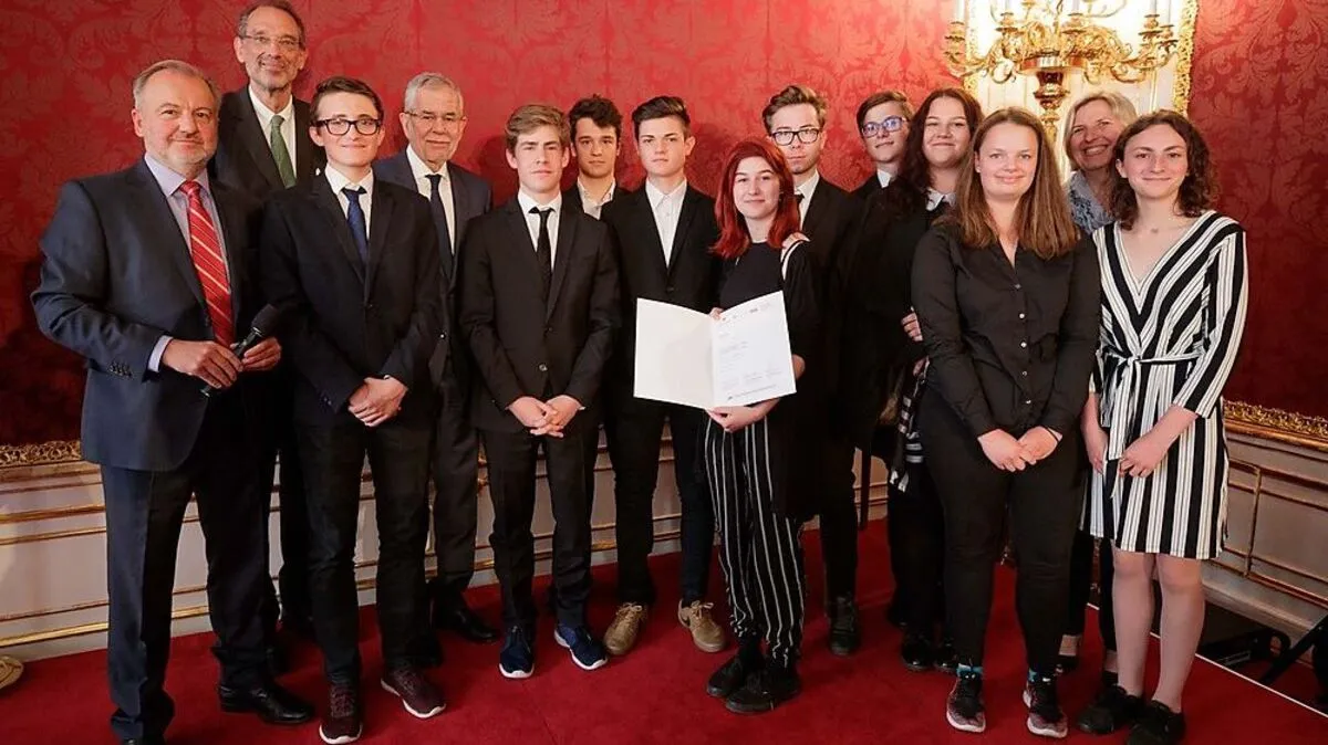 Die Schüler aus St. Paul reisten nach Wien