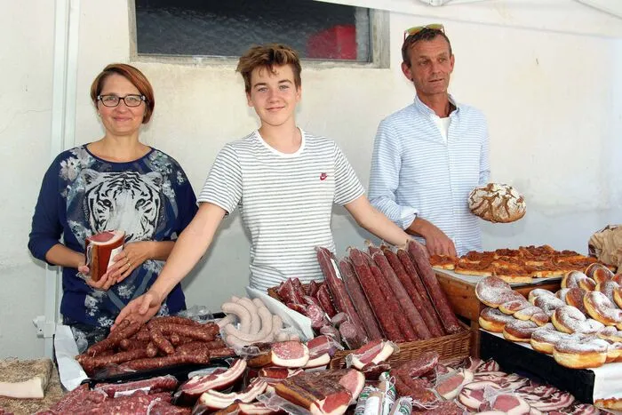 Es gab viele herrliche Köstlichkeiten. 