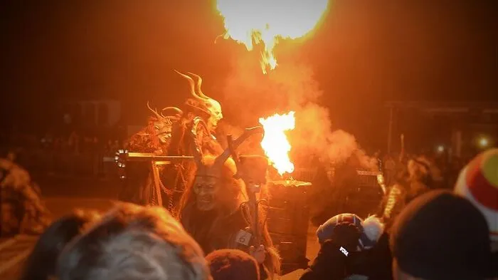 Ein letztes Mal kommt es heute in Feistritz/Drau zum spektakulären Krampuslauf