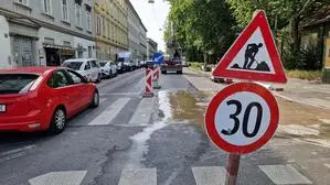 Am Glacis wird bereits fleißig gewerkt 