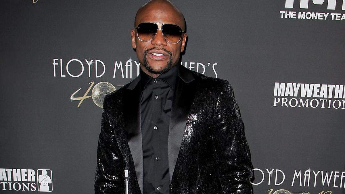 Floyd Mayweather bei seiner 40er Feier