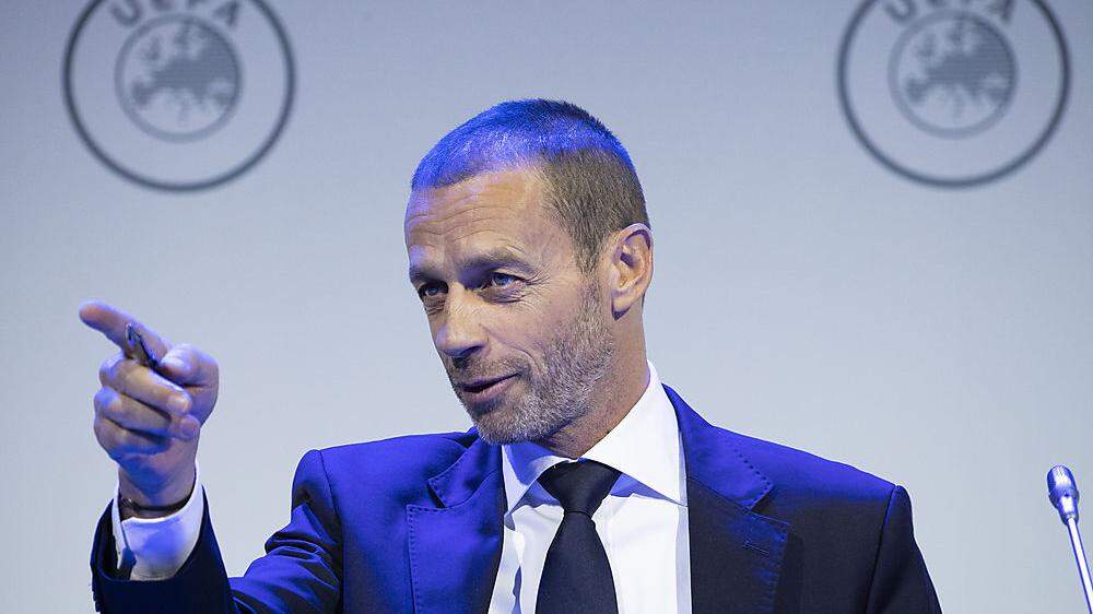 UEFA-Präsident Aleksander Ceferin gibt sich vorsichtig optimistisch