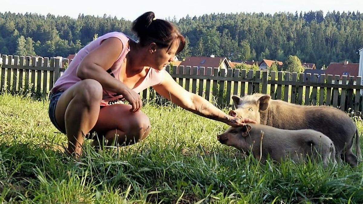 Sabine Muhri bietet ihren Tieren ein Paradies