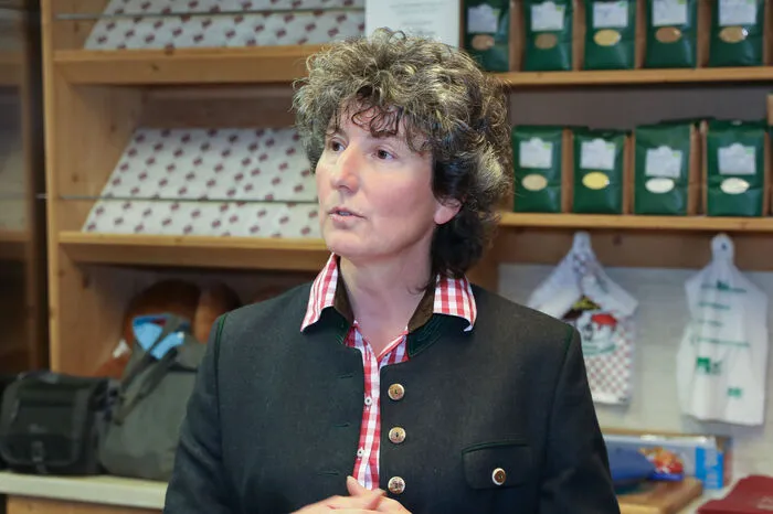 Bauernladen-Obfrau Annemarie Stadelmann begrüßte die geladenen Gäste.