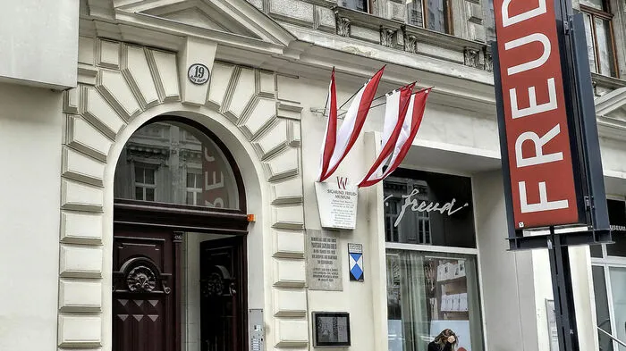 Eingangsbereich zum Freud Museum in Wien
