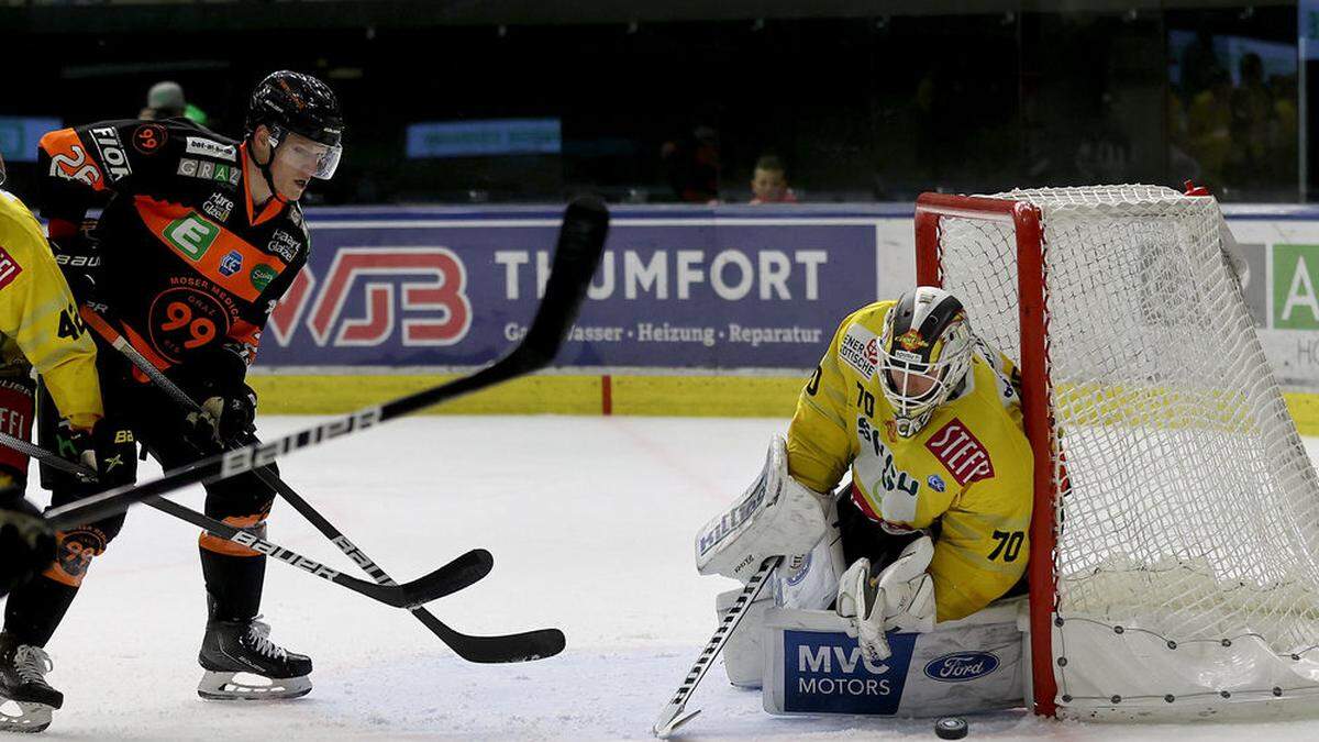 Ob Dominik Grafenthin heute gegen Wien spielt, ist noch offen