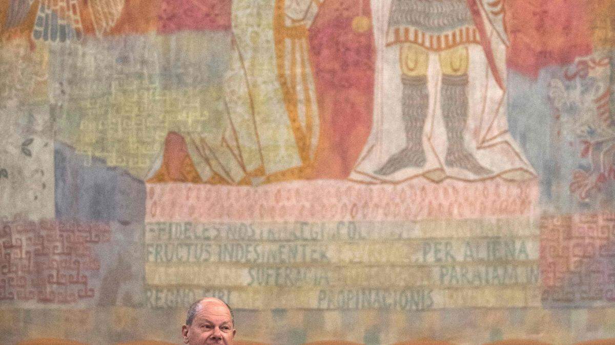 Deutschlands Bundeskanzler Olaf Scholz