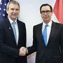 Löger mit US-Finanzminister Mnuchin