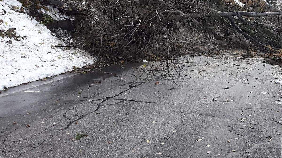 In Oberkärnten wurden zahlreiche Straßen schwer beschädigt