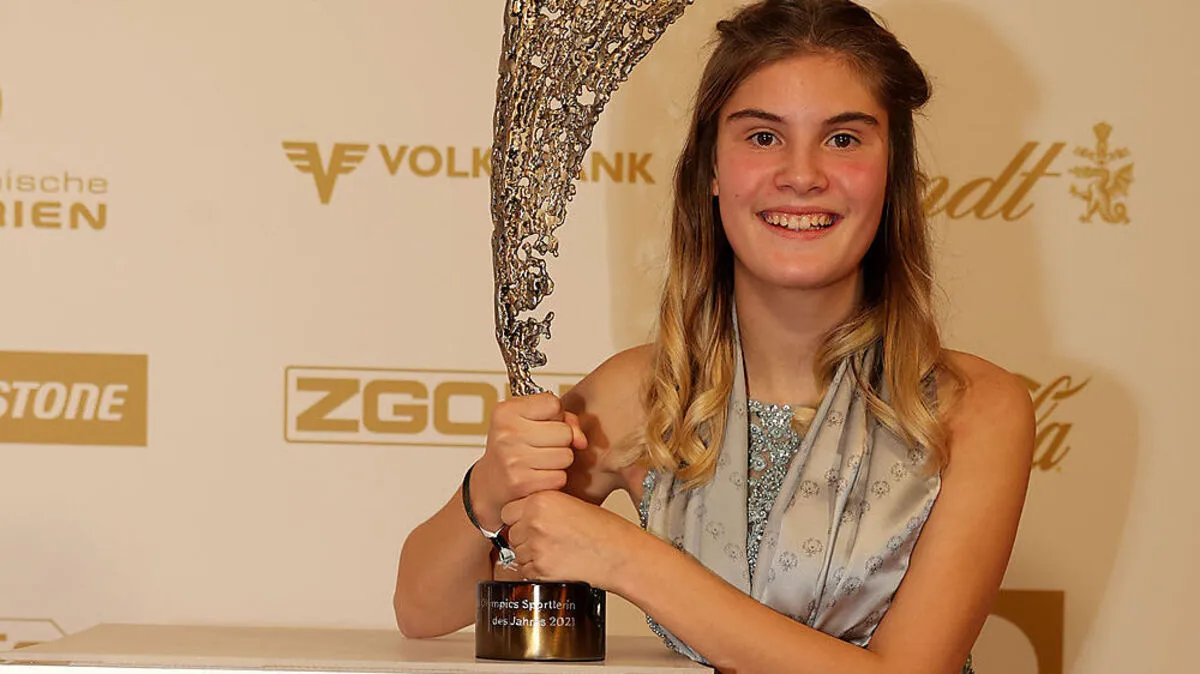 In Wien nahm Sarah-Baumegger ihren "Niki" entgegen