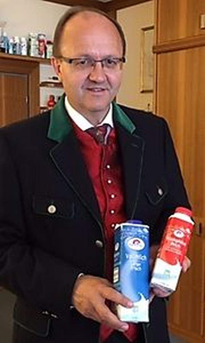 Molkereiverbands-Präsident Helmut Petschar