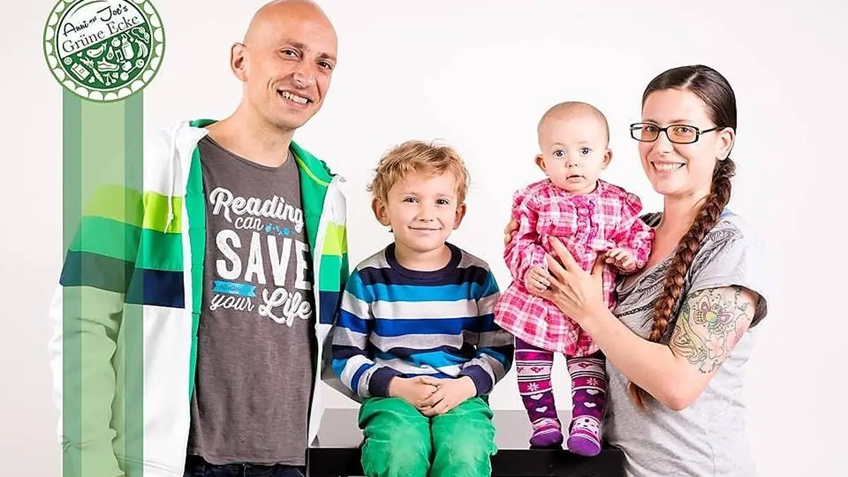 Annegret und Joachim Liebminger aus Leoben mit ihren beiden Kindern Noah (6) und Hanna (2)