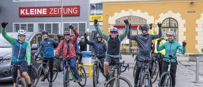Los ging es bei der Kleinen Zeitung in Klagenfurt