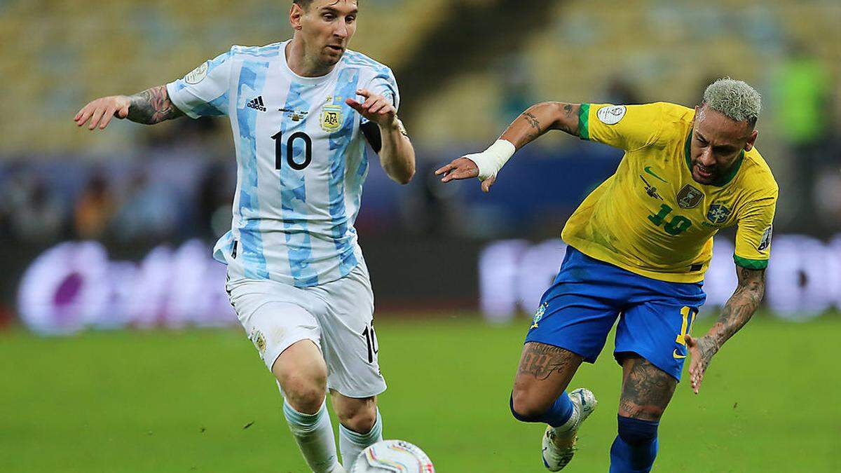 Zwei Topstars der WM: Lionel Messi und Neymar