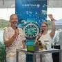 „Mairinger“-Chefin Barbara Pall und Moderator Joschi Peharz freuen sich über das gelungene Event im „Electric Garden“