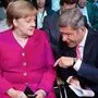 Bernhard Mattes mit Angela Merkel auf der IAA