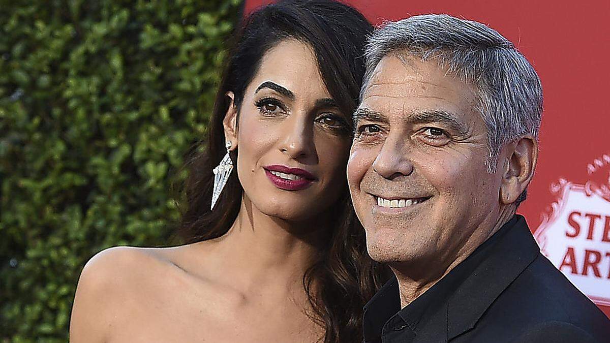 Amal und George Clooney